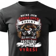 tričko Černá ovce rodiny